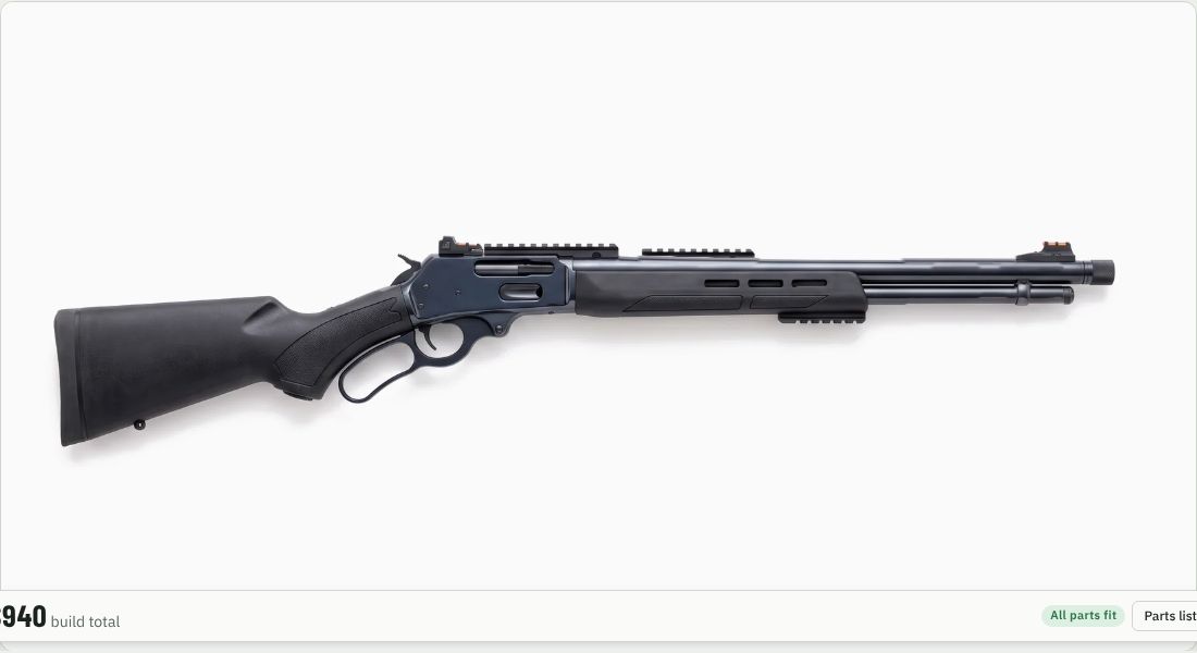 Ranger Point Precision RHINO Henry Optic Mount Picatinny Rail on a Lever action