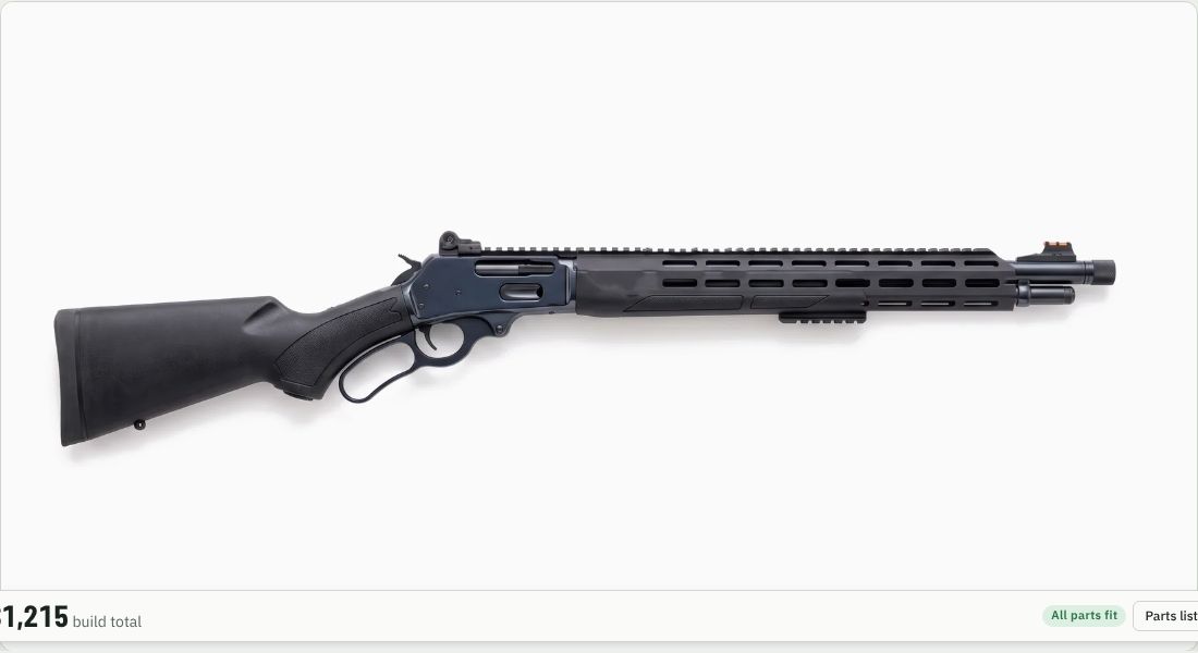 Midwest Industries Henry Extended Handguard Sight System, 45-70 (MI-H5XRS) on a Lever action