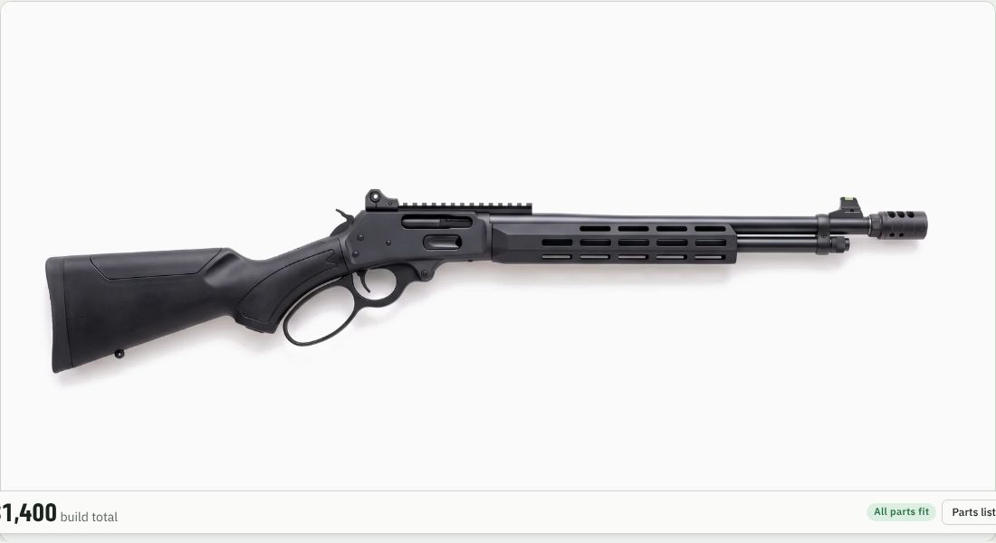 Ruger Hybrid Muzzle Brake 5/8x24 (90590) on a Lever action