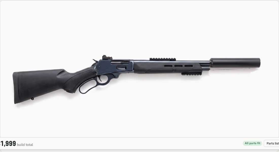 Silencer Central Banish 46-V2 on a Lever action