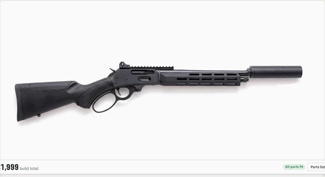 SilencerCo Omega 300 on a Lever action