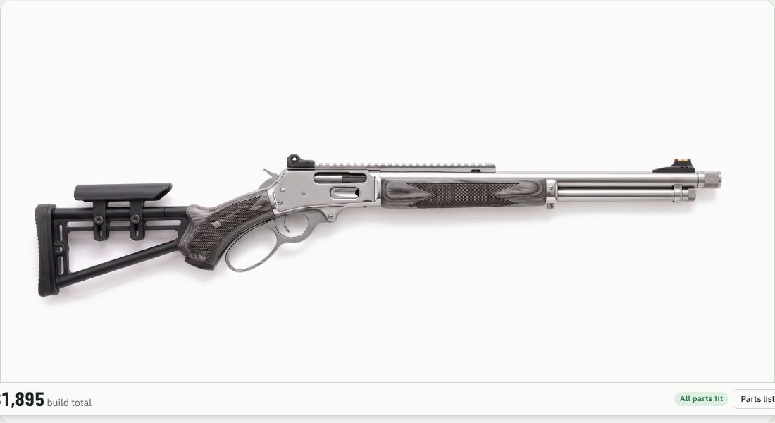 Ranger Point Precision Marlin Lever End Cap / Pistol Grip Stock Set on a Lever action