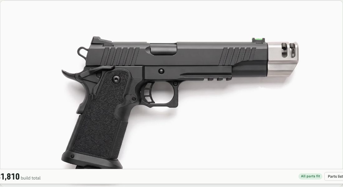 STI TruBor 5.5" Barrel 9x19 with T2 Compensator on a 2011