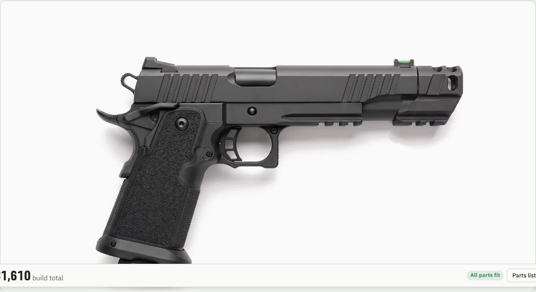 Underworld Arms Prodigy 5" Basilisk Compensator (Multi Slot Rail) on a 2011