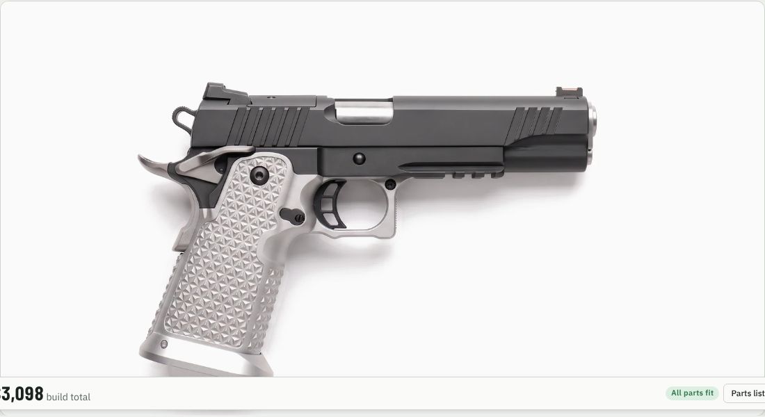 Atlas Gunworks Conversion Grip Kit for Staccato 2011/STI on a 2011