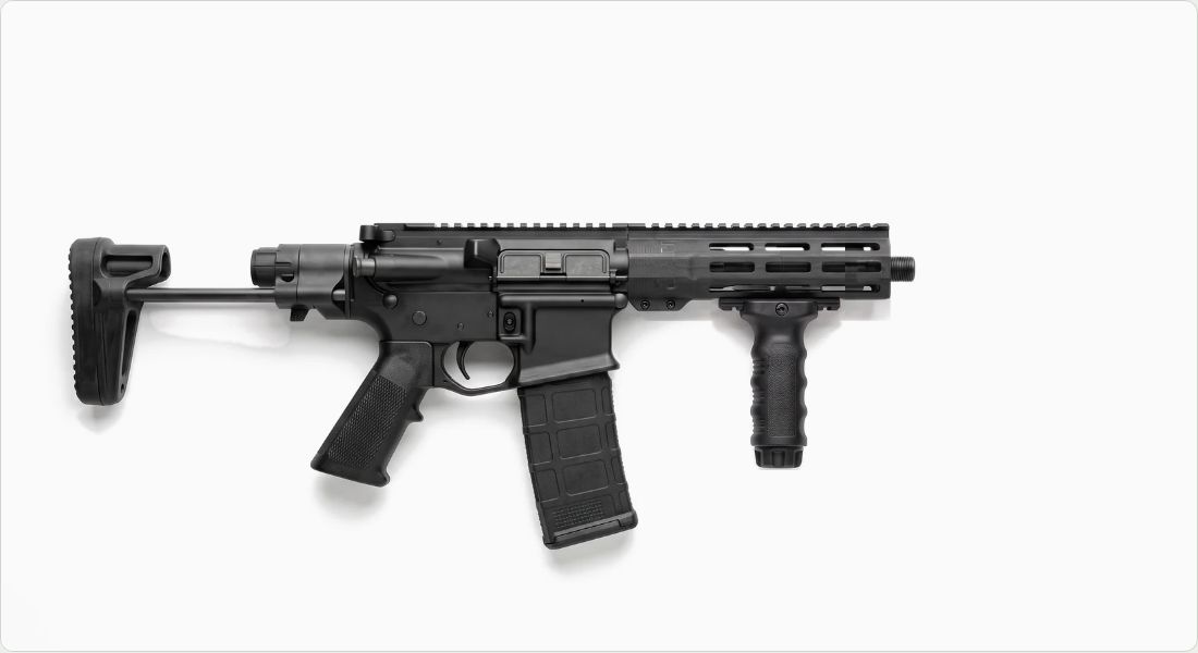 Magpul MVG MOE M-LOK Vertical Grip on a AR PDW