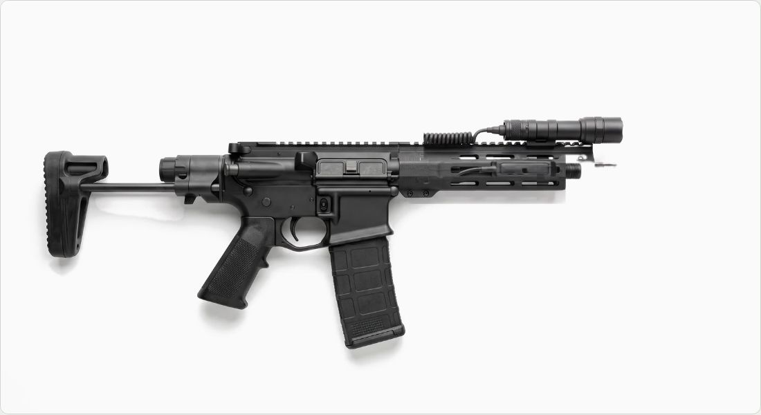 Modlite PLHv2 on a AR PDW