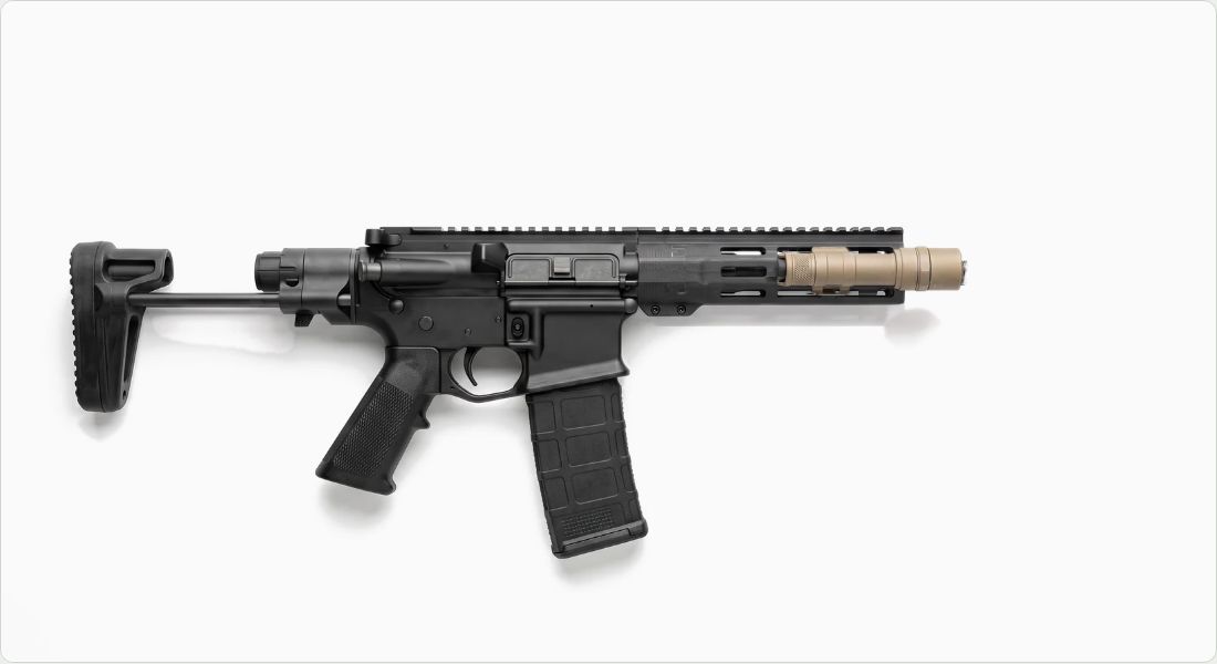 Scout light, FDE on a AR PDW