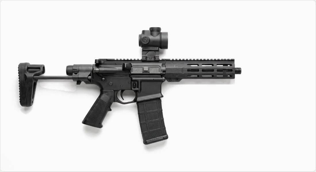 Trijicon MRO on a AR PDW
