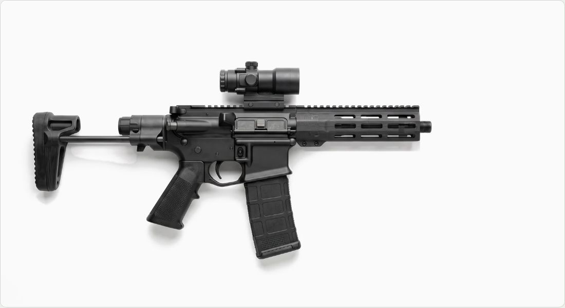 Primary Arms SLx 3x MicroPrism on a AR PDW