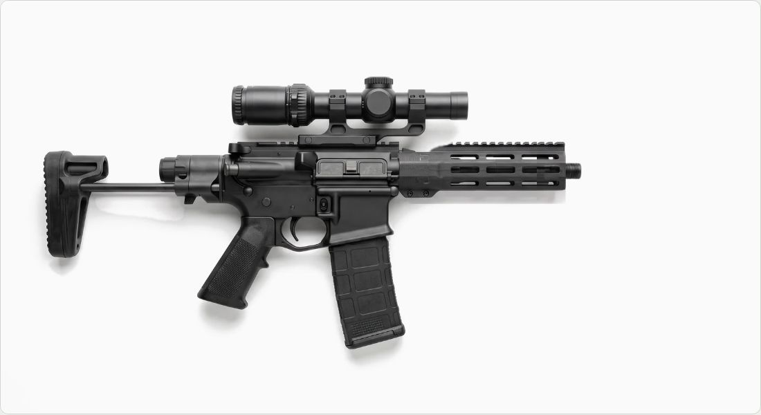 Primary Arms SLx 1-6x24 Gen IV on a AR PDW