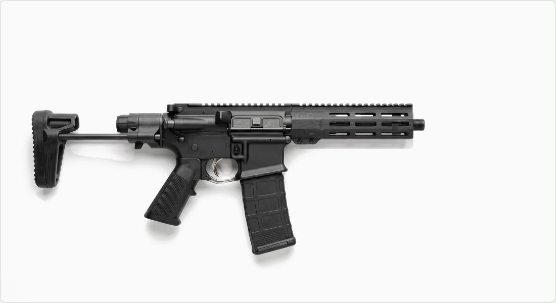 LaRue Tactical MBT-2S Trigger on a AR PDW