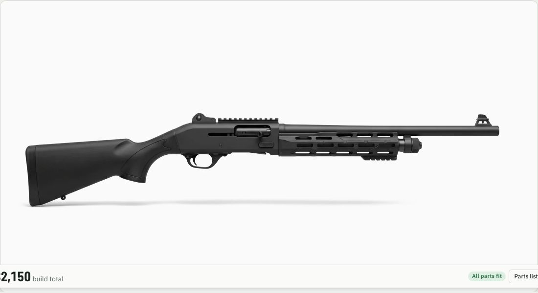 Mesa Tactical Truckee M-LOK Forend 11 in (Benelli M4) on a Shotgun