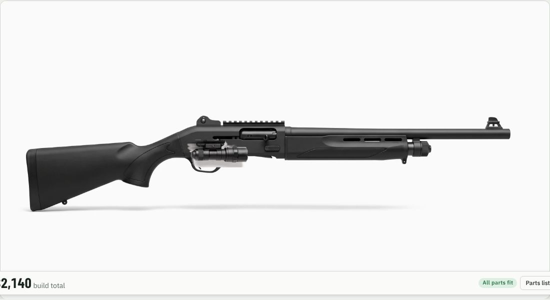 Streamlight ProTac Rail Mount HL-X Pro on a Shotgun