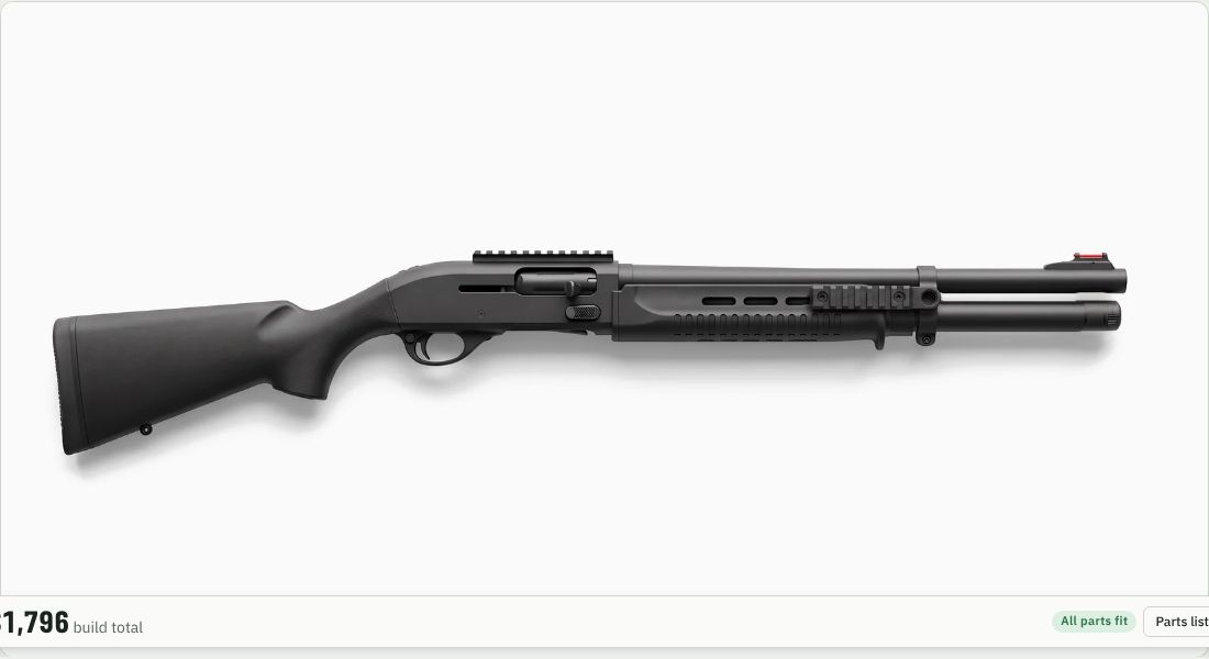 Nordic Components MXT +2 Extension Kit (Beretta 1301 Tactical) on a Shotgun