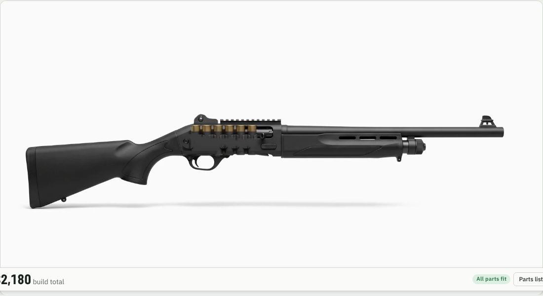 Mesa Tactical SureShell 6-Shell Carrier with RMR Mount (Benelli M4) on a Shotgun