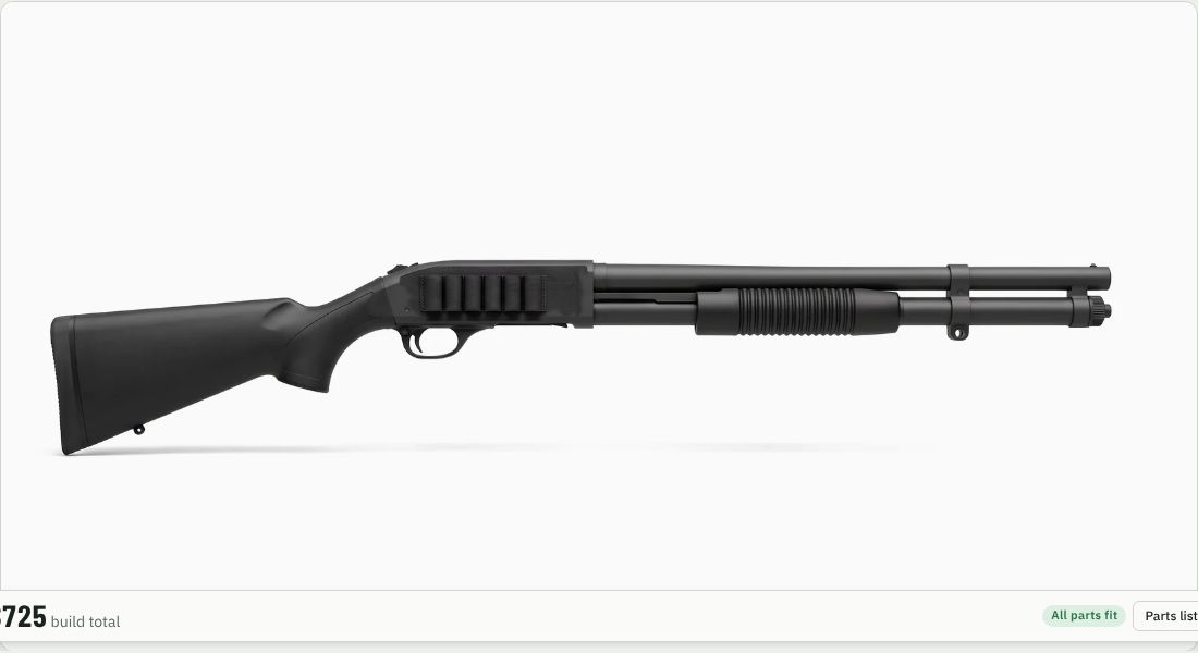 Esstac Shotgun Card 6-Round on a Shotgun