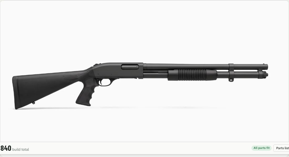 Mesa Tactical Urbino Pistol Grip Stock (500/590) on a Shotgun