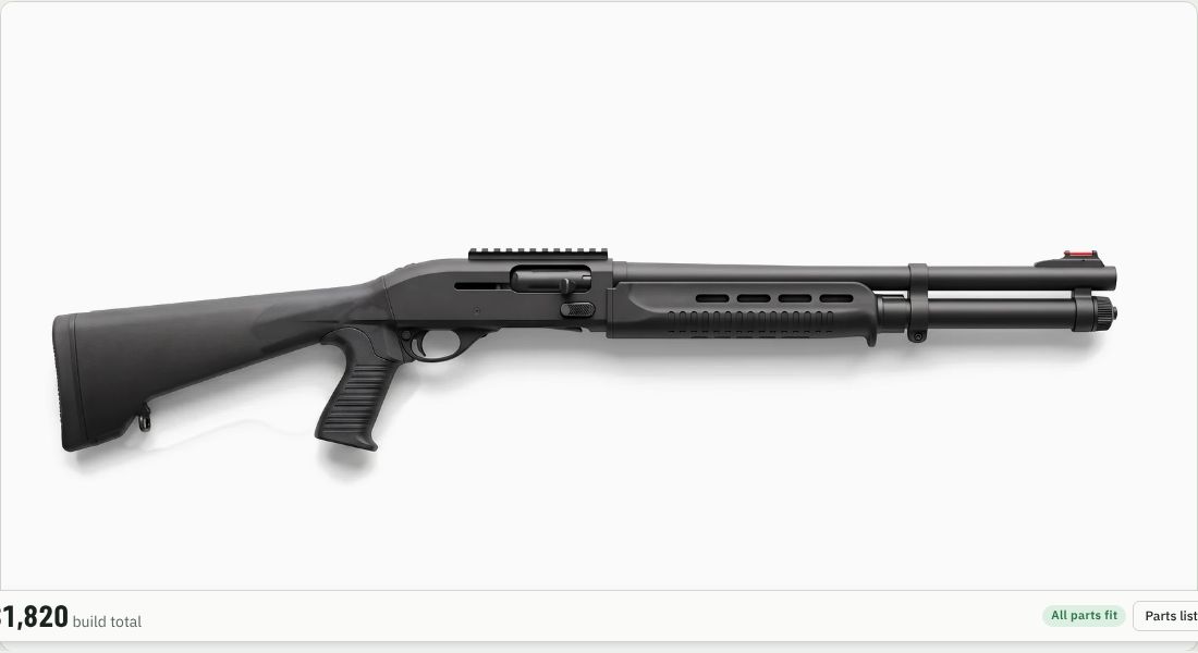 Mesa Tactical Urbino Pistol Grip Stock (1301/A300) on a Shotgun