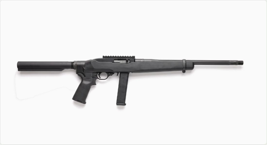 Midwest Industries PC Carbine Chassis on a SMG