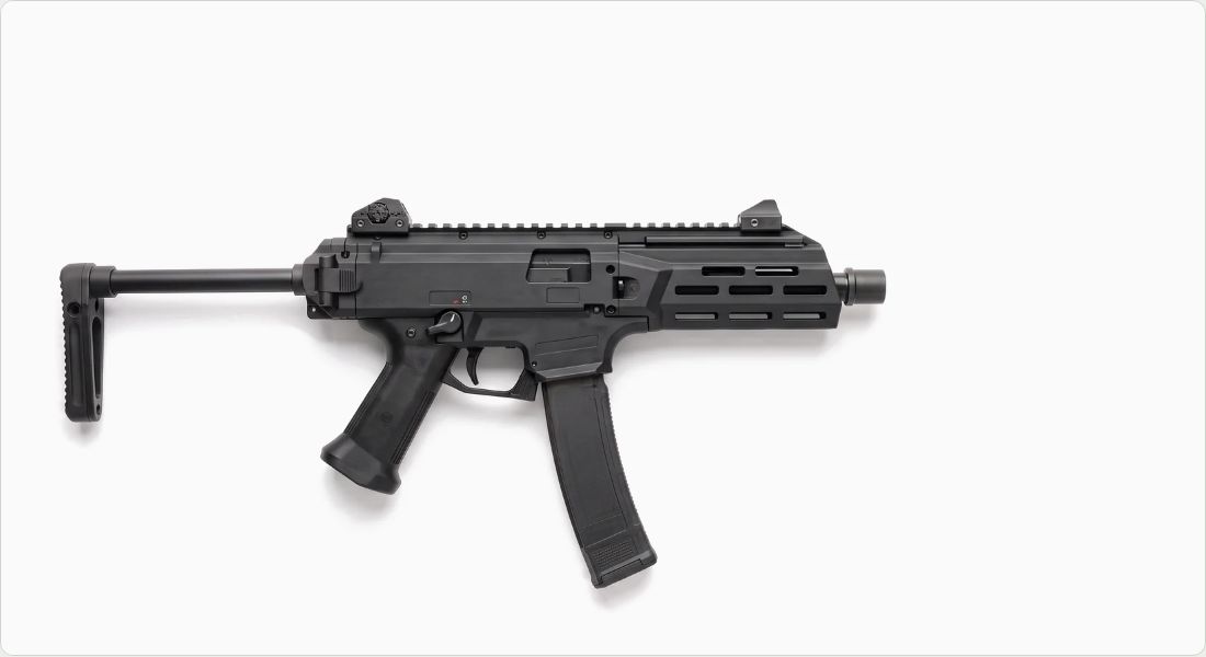 Reptilia LINK Adapter with Magpul Zhukov-S (CZ Scorpion) on a SMG