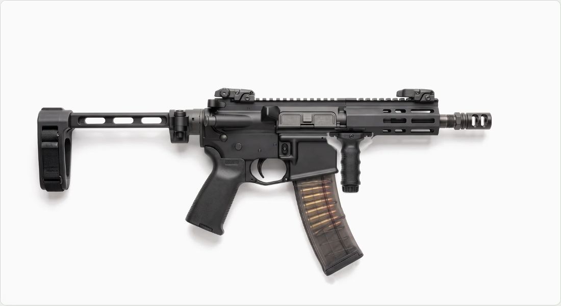 Magpul MVG MOE M-LOK Vertical Grip on a SMG