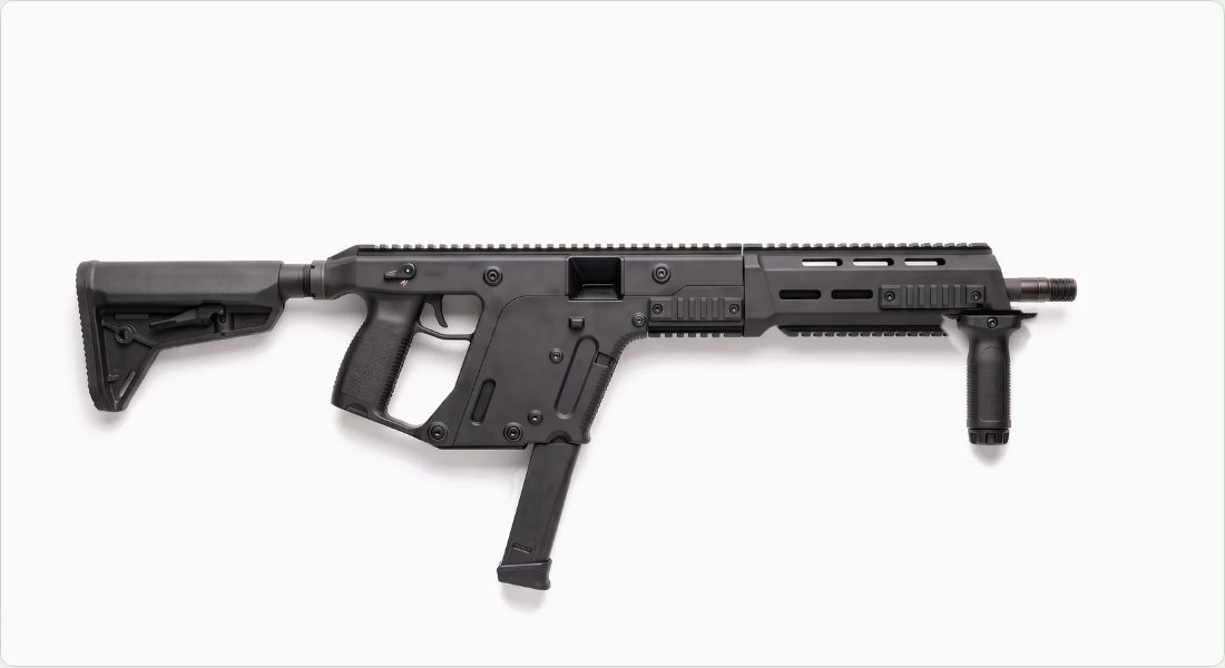 Magpul MOE RVG Rail Vertical Grip on a SMG