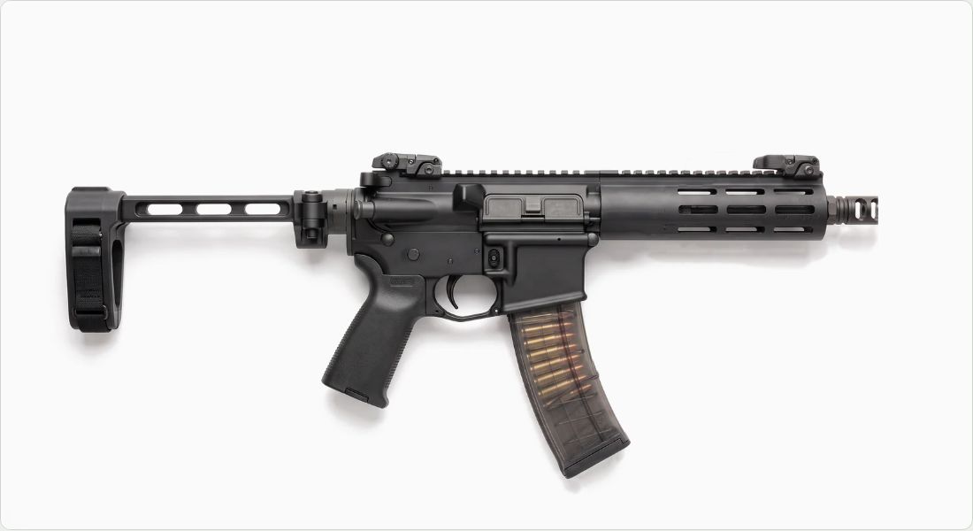 Midwest Industries Kuna SD M-LOK Handguard (8 in) on a SMG