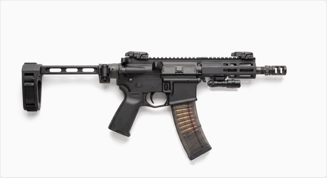 Streamlight ProTac Rail Mount HL-X Pro on a SMG
