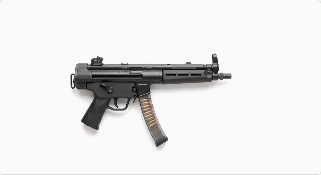 Elite Tactical Systems HK MP5 9mm 30-Round Magazine on a SMG