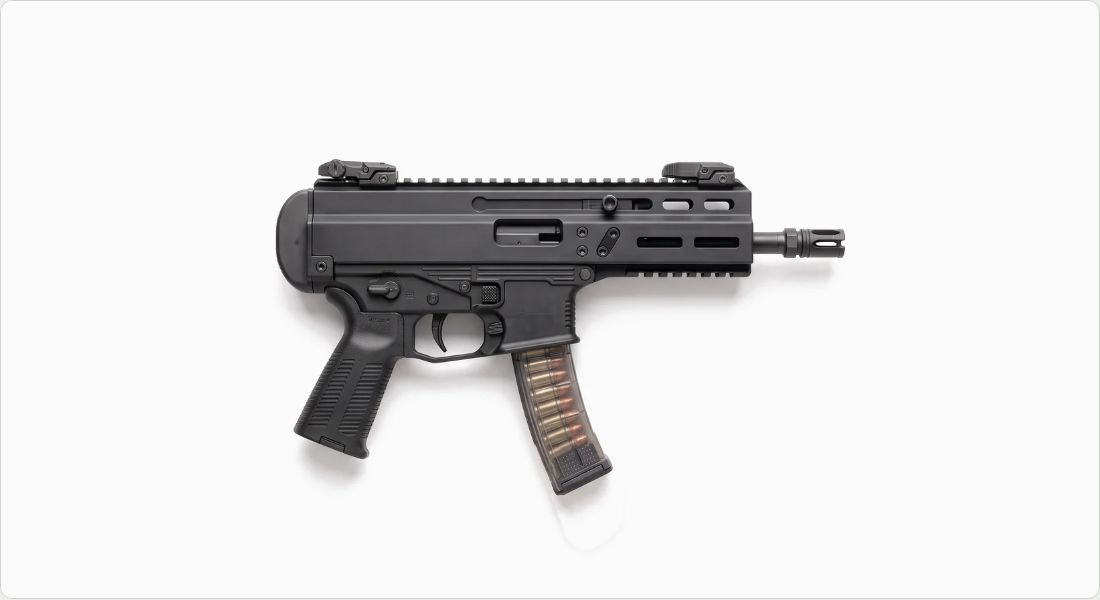 B&T APC9 / GHM9 / TP9 20-Round Magazine on a SMG
