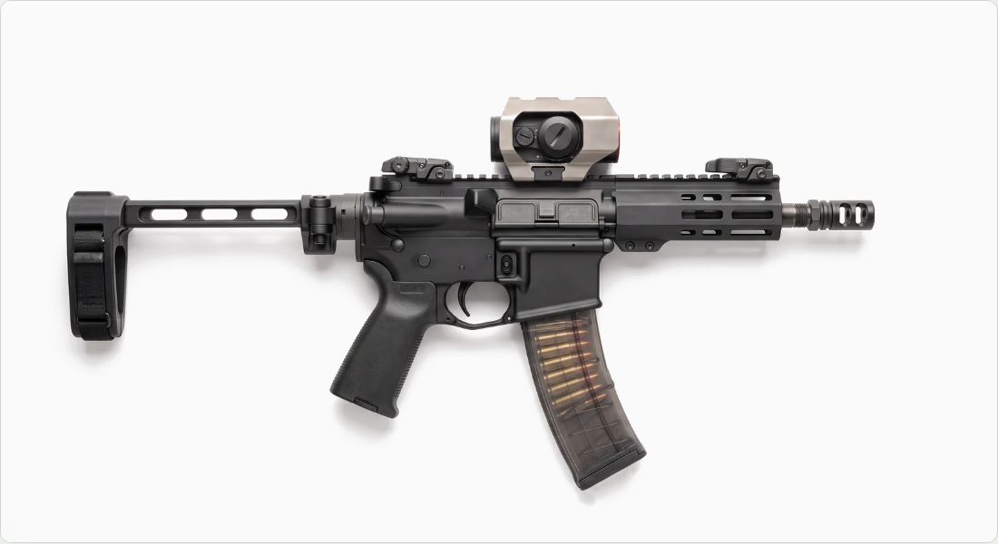 SIG Sauer Romeo 4T on a SMG