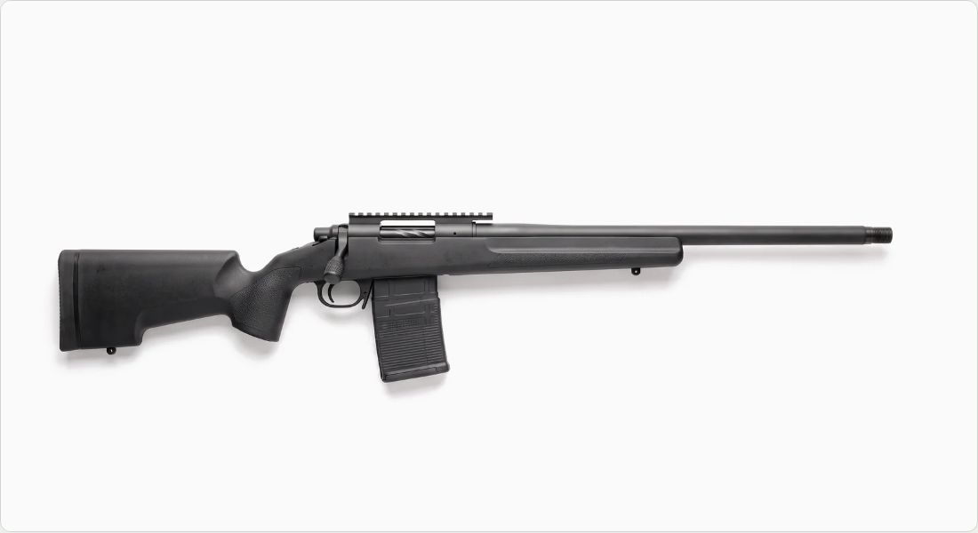 Magpul PMAG 10 5.56 AC AICS Short Action on a Precision