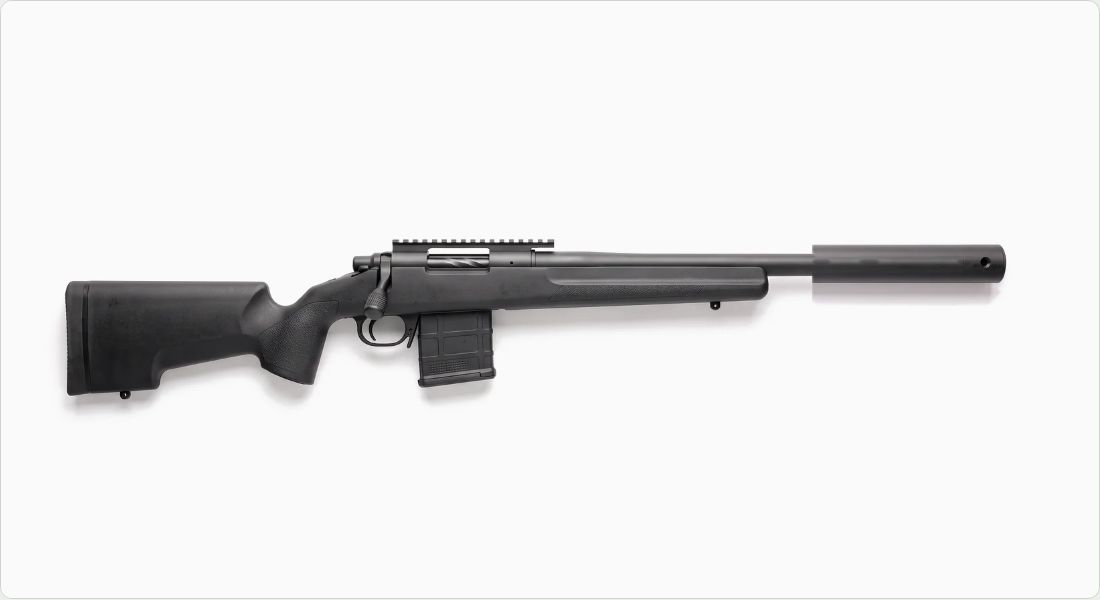 Daniel Defense MUTE 30Ti on a Precision
