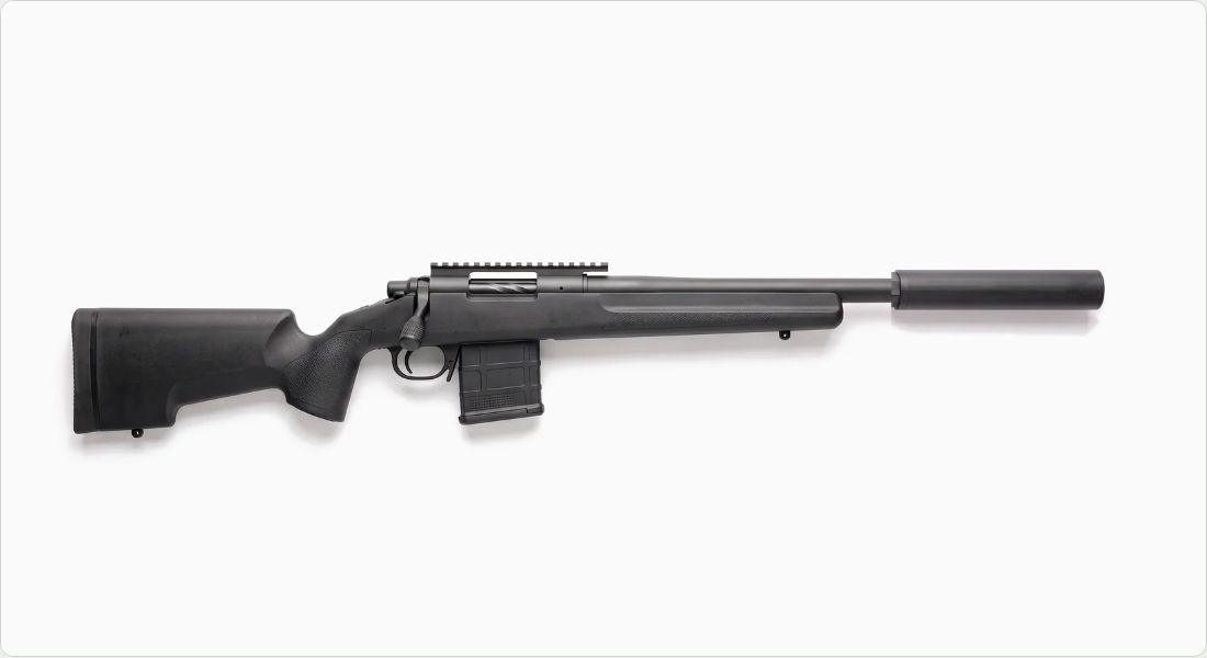 Silencer Central BANISH HNT 30 Ti on a Precision