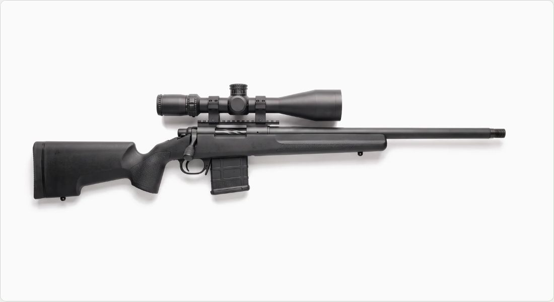 Arken EP-5 5-25x56 FFP on a Precision