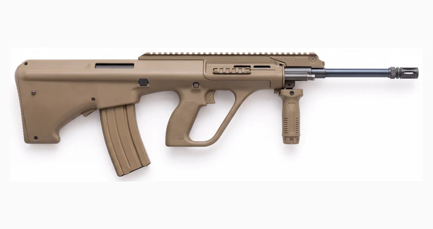 Bullpup rifles illustration